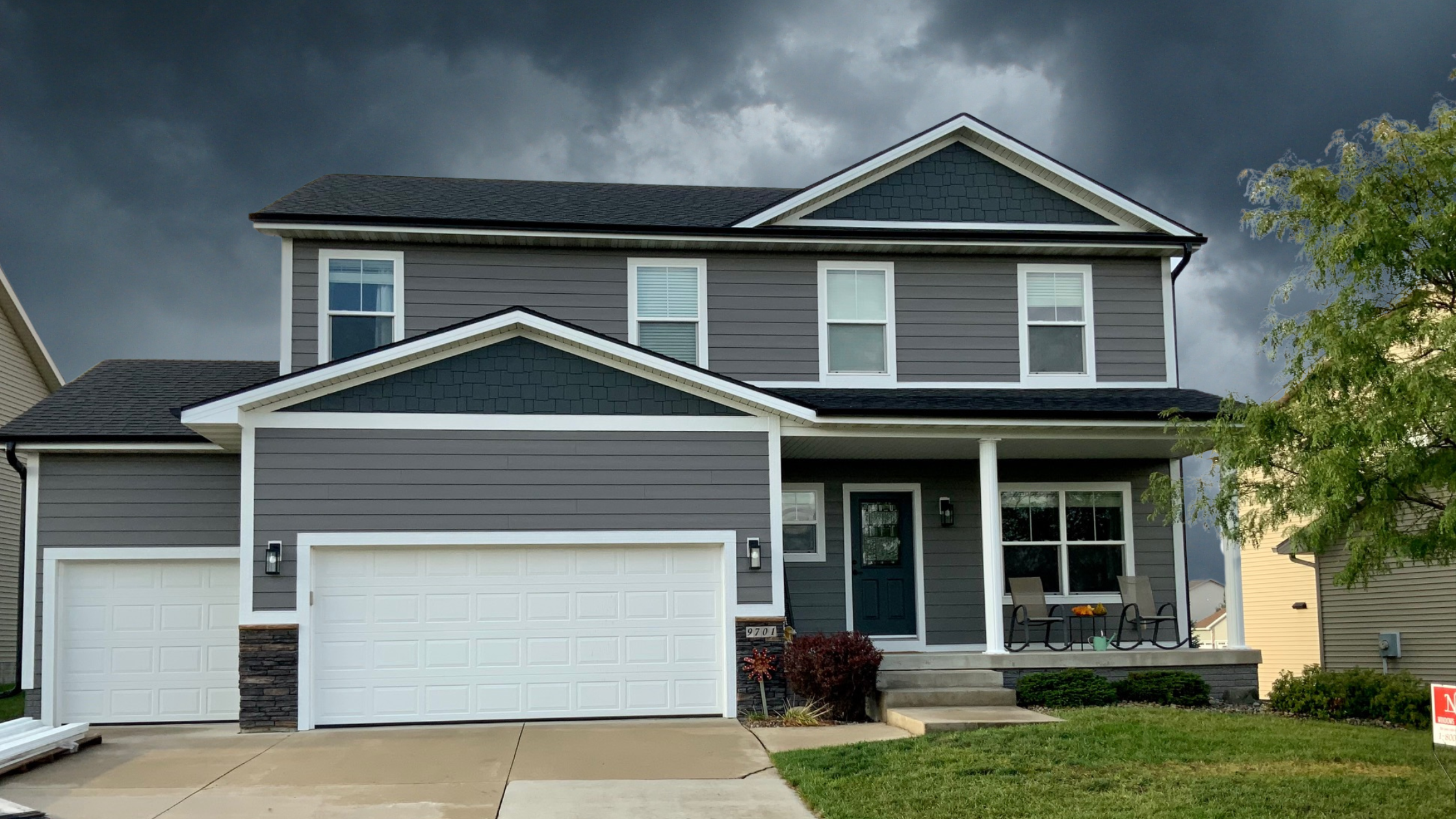 James Hardie Siding in Iowa Storm