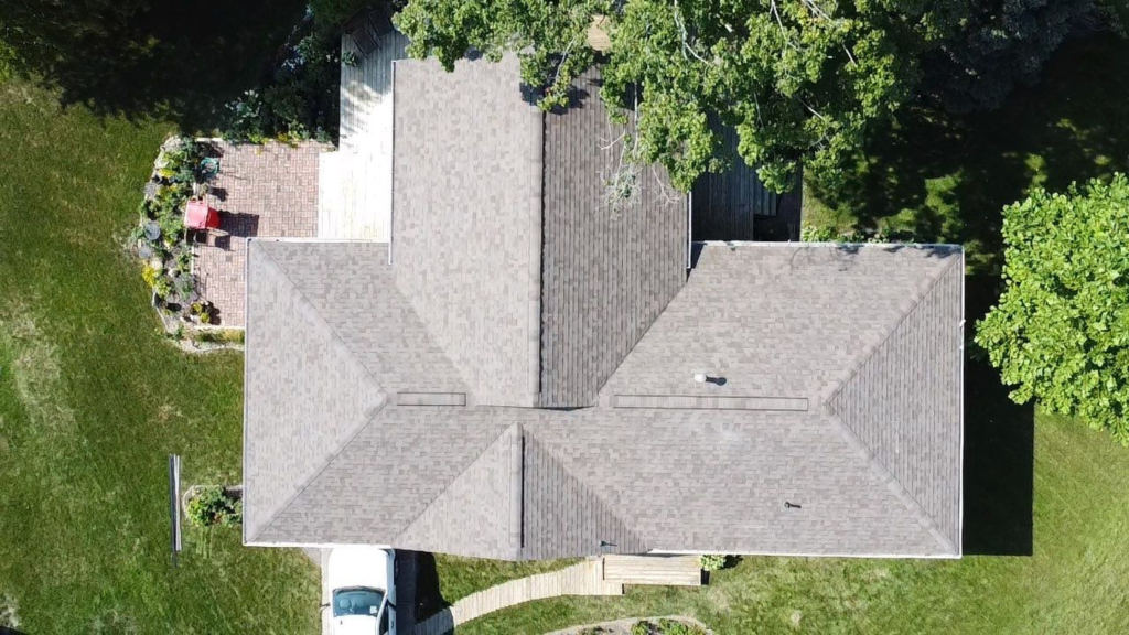 Top of house with Malarkey Roof in Iowa