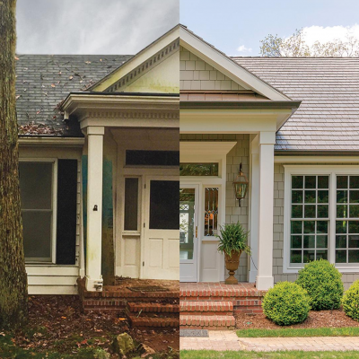 Before and After Fiber Cement Siding